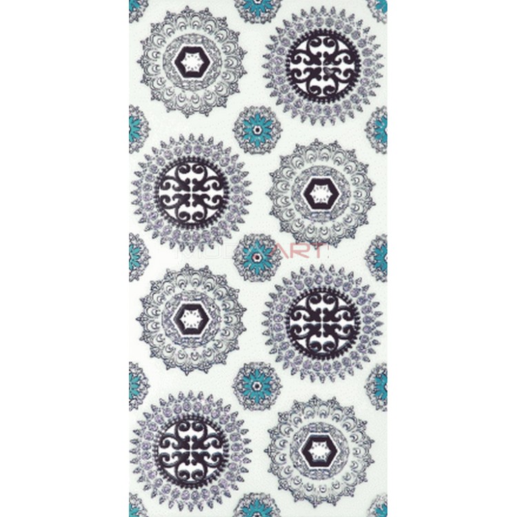 30X60cm Emanuel white silver